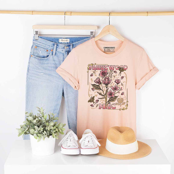 Fleetwood Mac Pink Flower Tee